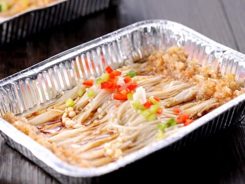 项城锡纸烤金针菇